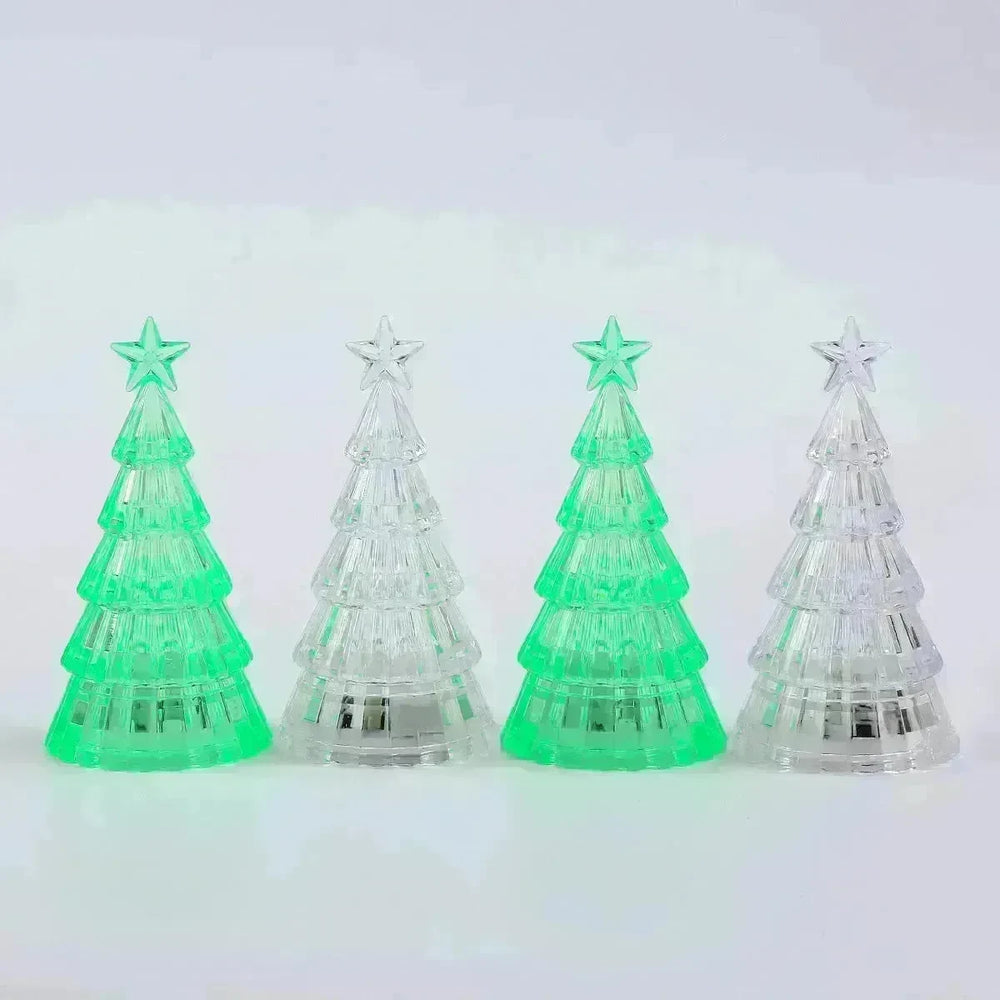 Christmas Lawn Decoration Light-emitting Christmas Tree Crystal Small Night Lamp - EX-STOCK CANADA