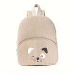 Embroidered Cute Bear Backpack Corduroy EX-STOCK