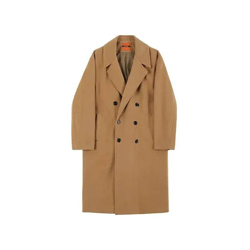 Men trench coat Long Winter woolen coat jacket for men formal winter clothes for men - EX-STOCK Canada