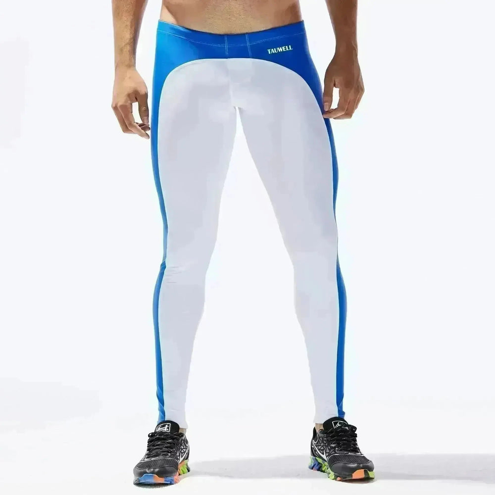 Men's color block Spandex sports yoga pants Long John Pant - EX-STOCK CANADA