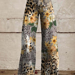 Plus-size Womens Casual Pants Lightweight Denim-look 