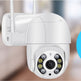 White 1080p WiFi PTZ Security Camera with Two-Way Audio