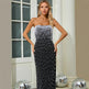 Fashion Bead Tube Top Bandage One-piece Dress Elegant Graceful Dinner Party EX-STOCK Canada 