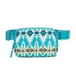 New Bohemian Print Waist Bag With Adjustable Shoulder Strap Fashion Casual Outdoor Running Crossbody Waist Bag For Women - EX-STOCK Canada