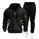 Men's pocket Half Zipper Hoodie Sweatshirt Pullover Sportswear - EX-STOCK CANADA