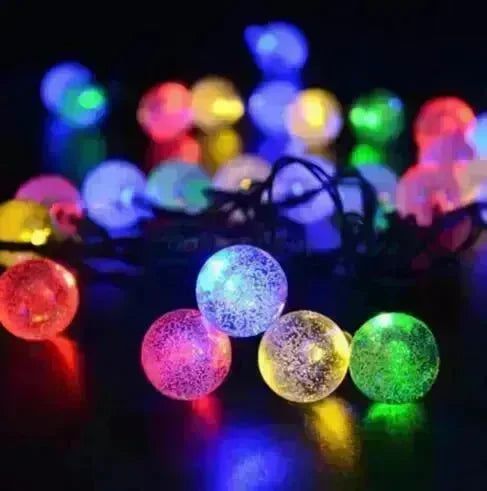 Crystal solar power of the led lamp string lights christmas lights solar garden outdoor decoration for christmas - EX-STOCK CANADA