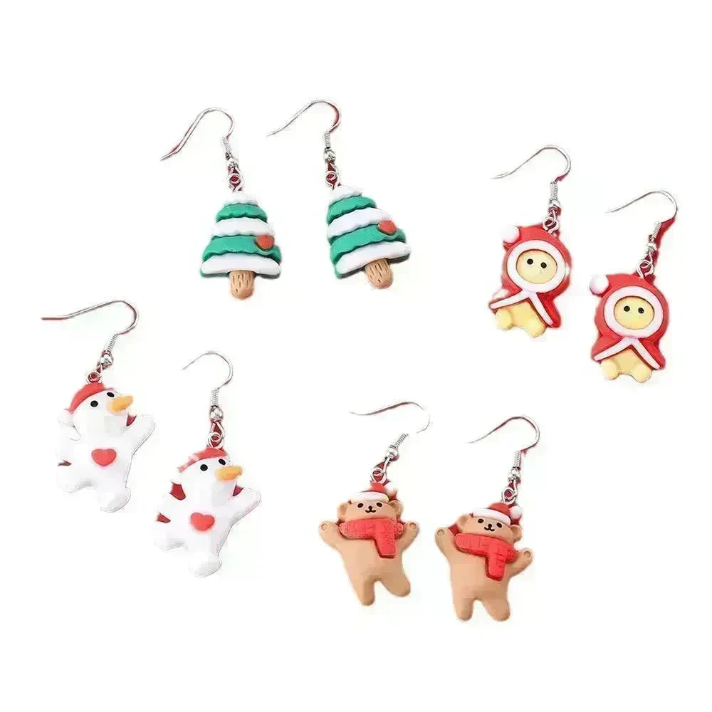 Creative Cartoon Christmas Earrings Fashion - EX-STOCK CANADA
