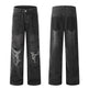 Pocket Design Loose Denim Straight-leg Trousers Men Jeans - EX-STOCK Canada