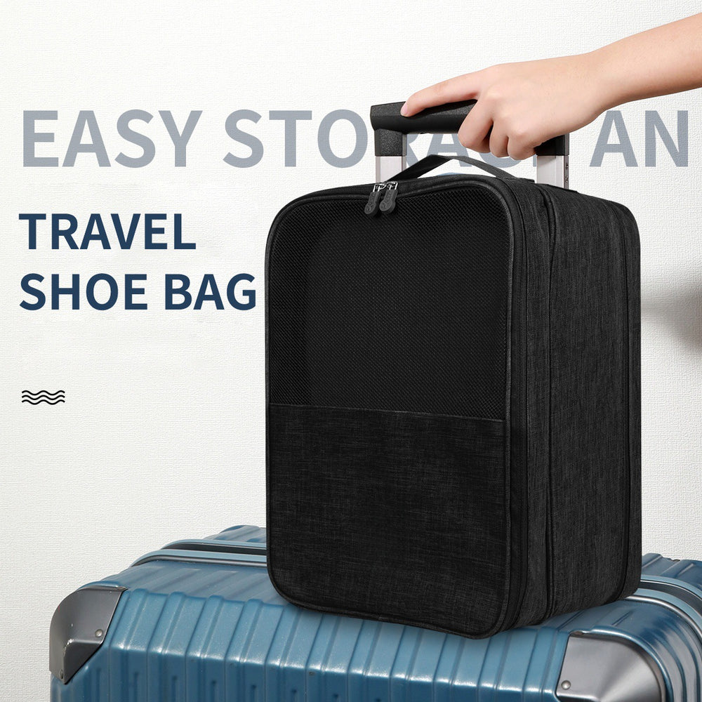 Travel Shoe Storage Bag – Multi-Layer Organizer for Shoes, Clothes & Accessories