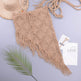 European And American Women's See Through Hollow Knitted tassel fringe Slant Beach Skirt - EX-STOCK Canada