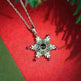 Snowflakes Christmas Necklace gift for women - EX-STOCK CANADA