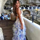 New Women's Spring And Summer Dew Fairy Sleeveless Backless Floral Long Dress - EX-STOCK CANADA