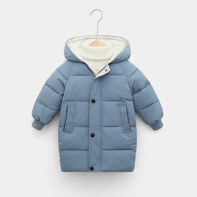 Children Winter Puffer Hoodie Windproof Jacket kids - EX-STOCK Canada