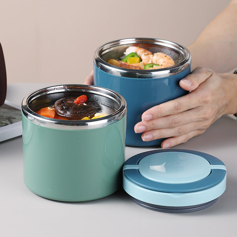 Commuters Students With Lid Portable Stainless Steel Insulation Lunch Box EX-STOCK