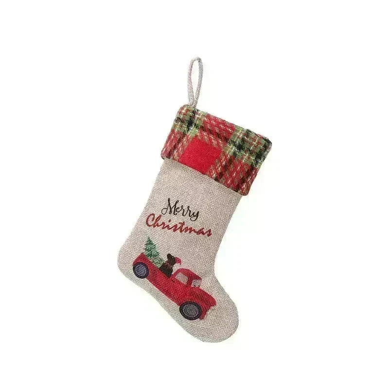 Christmas Decoration Supplies Car Linen Stockings Suit - EX-STOCK CANADA