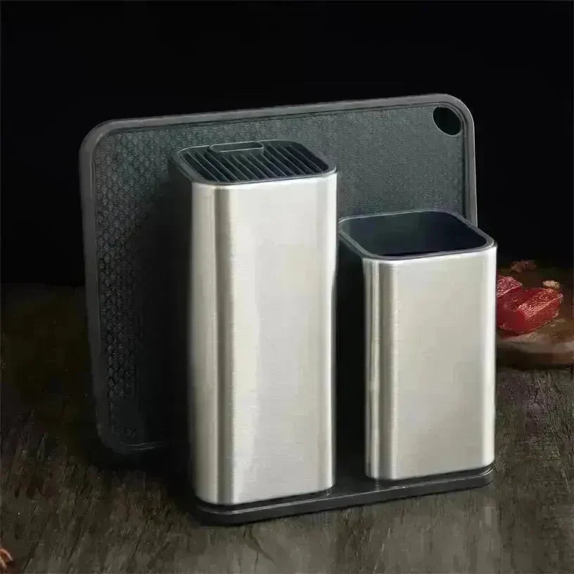 Stainless Steel Kitchen Cutlery Holder Utensils holder - EX-STOCK CANADA