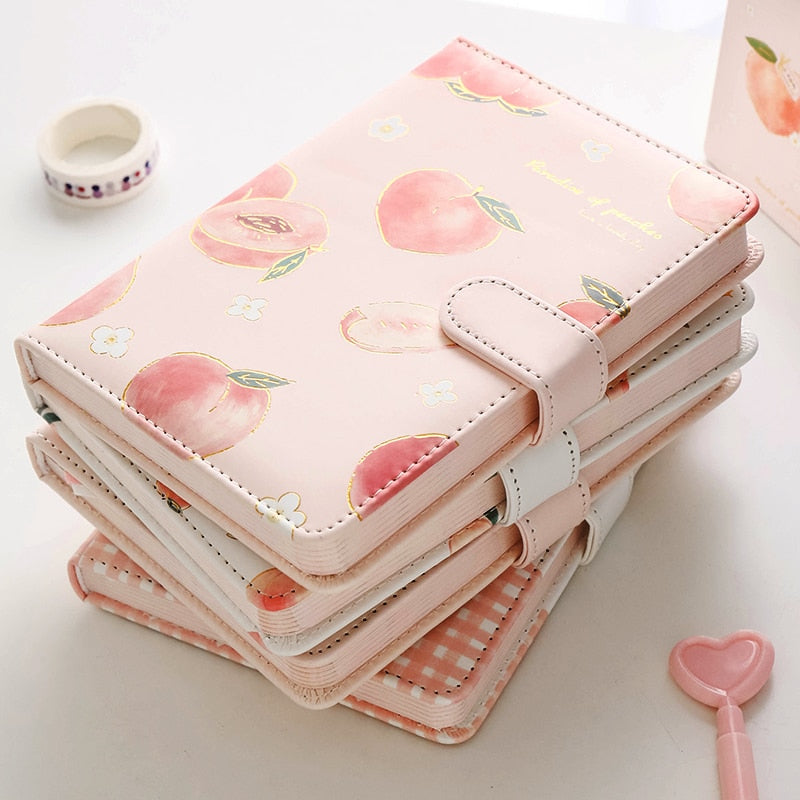Cute Hardcover Notebook for Girls – A5 Literary Journal with Imitation Leather Cover