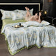 Printed Washed Tencel Summer Cooling Duvet Four-piece Set EX-STOCK Canada 