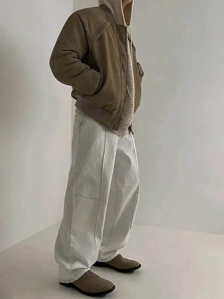 Retro Suede Street Hip pop Fashion Jacket for Men - EX-STOCK Canada