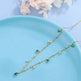 Generous water drop emerald zircon necklace - EX-STOCK CANADA