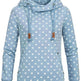 Women Printed loose hooded sweatshirt - EX-STOCK CANADA