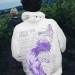 Men's Casual Printed Oversized Hoodie Sweatshirt Hip Pop Streetwear - EX-STOCK CANADA