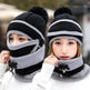 Winter Hat For Women 3pcs Knitted Beanie Hat Scarf Set Warm Hat - EX-STOCK Canada