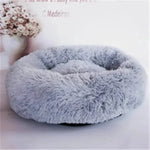 Round Long Hairy Autumn And Winter Nest Pad Cat Mattress - EX-STOCK CANADA