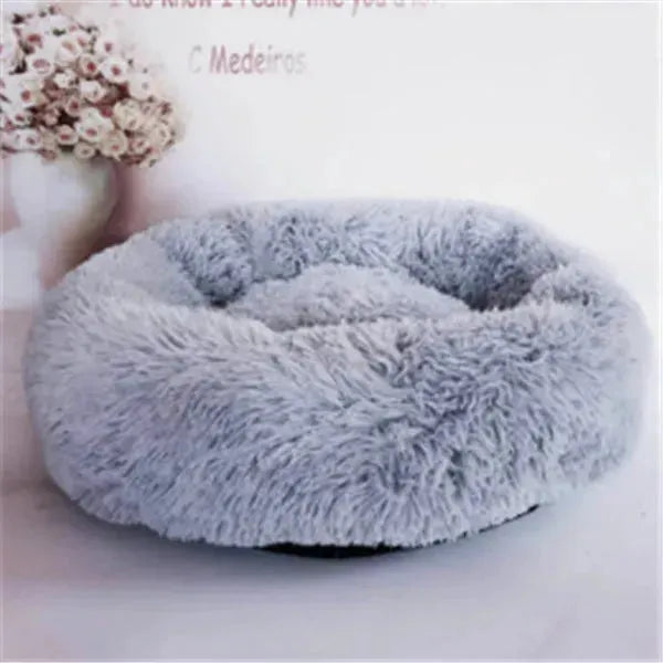 Round Long Hairy Autumn And Winter Nest Pad Cat Mattress - EX-STOCK CANADA