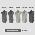 Cotton Anti-Pilling Ankle socks absorbing Invisible Tight Mesh Boat Socks - EX-STOCK CANADA