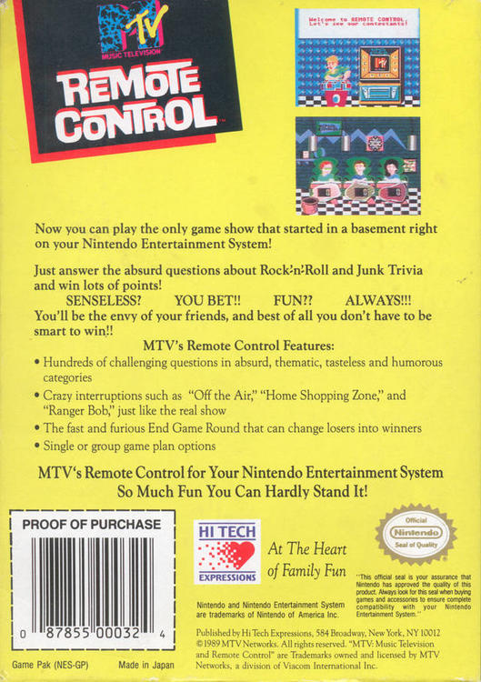 MTV's Remote Control 