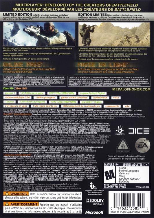 MEDAL OF HONOR 