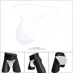 Lightweight High-fork Briefs Transparent Underwear Breathable - EX-STOCK CANADA