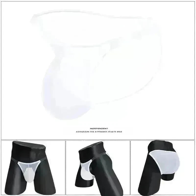 Lightweight High-fork Briefs Transparent Underwear Breathable - EX-STOCK CANADA
