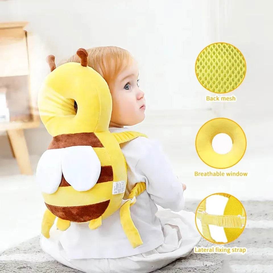Head Back Protector Baby Protect Pillow Learn Walk Headgear Prevent Injured Safety Pad Prevention Fall Cartoon Bee Kids Pillows - EX-STOCK Canada