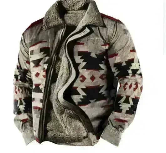 Thickened Side Seam Pocket Casual Zipper Loose Wolf Cotton Jacket - EX-STOCK CANADA
