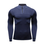 Outdoor Muscle Fitted Tactics Workout T-shirt Long Sleeve Sports Quick-drying top - EX-STOCK CANADA