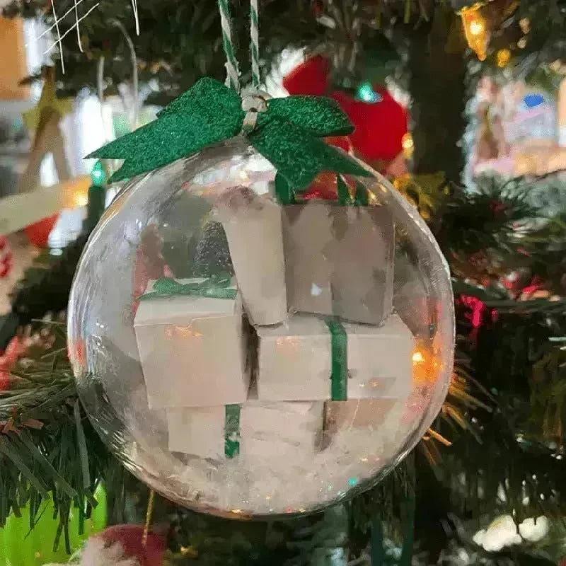 Christmas Tree Decoration Transparent Ball Hanging Decoration Scene Layout Hanging Decoration - EX-STOCK CANADA