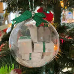 Christmas Tree Decoration Transparent Ball Hanging Decoration Scene Layout Hanging Decoration - EX-STOCK CANADA