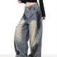 Splash Ink Ripped Machete Baggy Jeans Pant For Women Loose-fitting Wide-leg Trousers - EX-STOCK Canada