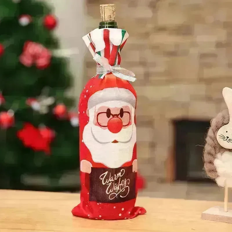 Christmas Decorations Christmas Wine Bottle Socks - EX-STOCK CANADA