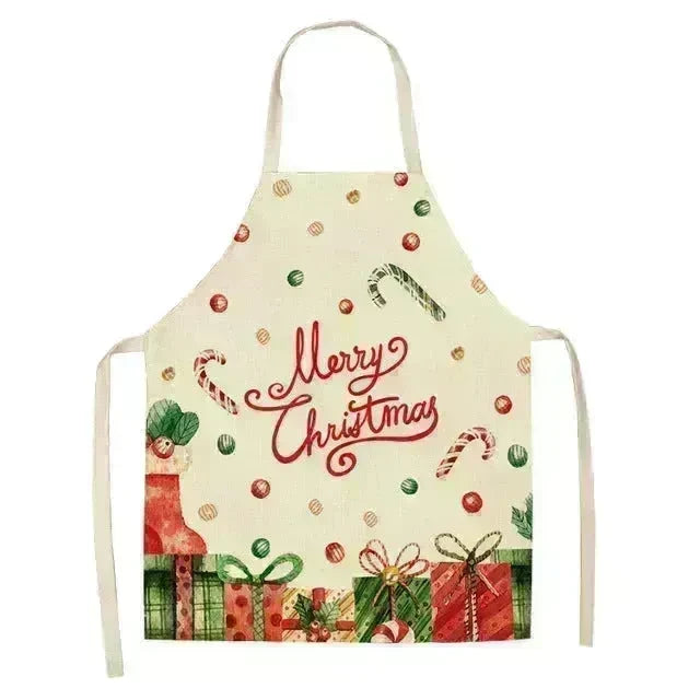 Personalized Christmas Aprons gifts idea for chefs bakers - EX-STOCK CANADA