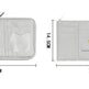 Car Sun Visor Organizer Storage Holder Full Leather Wrap - EX-STOCK Canada