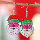 Funny Santa Claus Earrings Christmas Pendant Earrings Gift - EX-STOCK CANADA