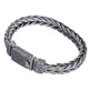 925 Sterling Silver Jewelry Men's Braided Rattan Bracelet EX-STOCK Canada 