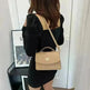 Ladies Leather Square Shaped Flap Quilted Crossbody bag for women - EX-STOCK CANADA