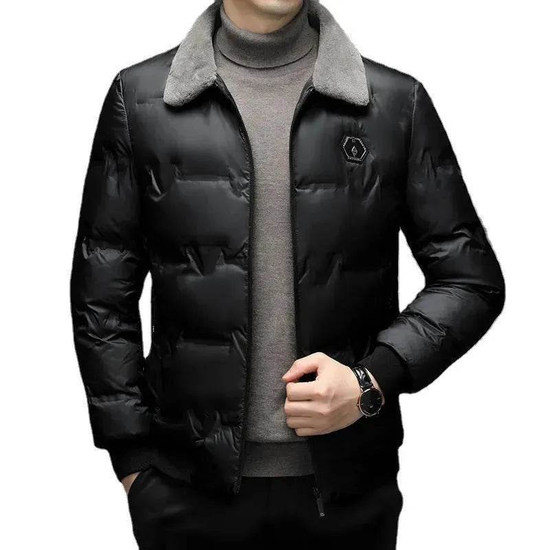 Men's Cotton-padded Slim Fit Zipper Lightweight Winter Puffer Jacket - EX-STOCK Canada