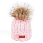 Children Winter Hat kids beanies Kids winter hat baby boy and girl warm woolen beanies faux fur beanies - EX-STOCK CANADA