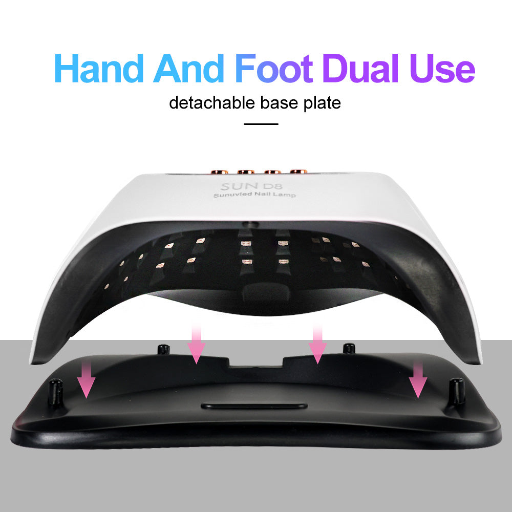 UV LED Nail Lamp, Nail Dryer For Gel Polish, 3 Timers Curing Lamp Professional Nail Light, 66Pcs Uv Beads And Automatic Sensor EX-STOCK Canada 