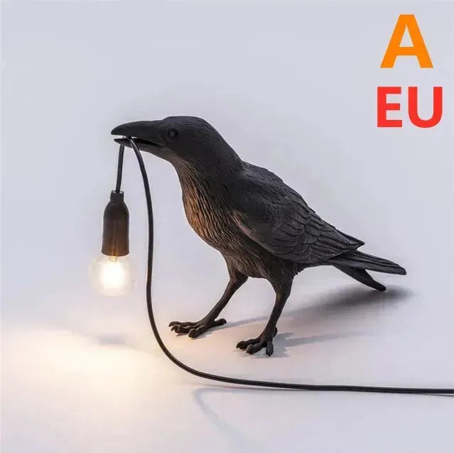 Creative Auspicious Bird Resin Wall Lamp Decoration - EX-STOCK CANADA
